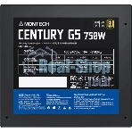 Блок питания Montech ATX 750W CENTURY GOLD G5, 750 Вт, 80 PLUS GOLD, 120 мм, модульный, черный