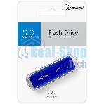 Флешка USB Smartbuy Dock Blue (SB32GBDK-B), 32Gb, USB 2.0, R/W 15/5, синий