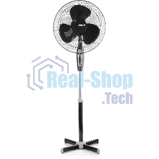 Вентилятор Centek CT-5015 чёрный, напольный, 40 Вт, 3 скорости, 43 см