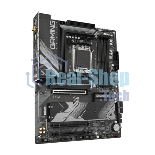 Материнская плата Gigabyte B650 GAMING X AX V2, AM5, AMD B650, 4xDDR5, 4xSATA, 3xM.2, 1xPCI-E 4.0 x16, 2xPCI-E 3.0 x1, 1xUSB-A 3.2 Gen 2, 3xUSB-A 3.2 Gen 1, 1xUSB-C 3.2 Gen 2, 1x 2.5Gb LAN, 3x3.5 мм, 7.1, ATX