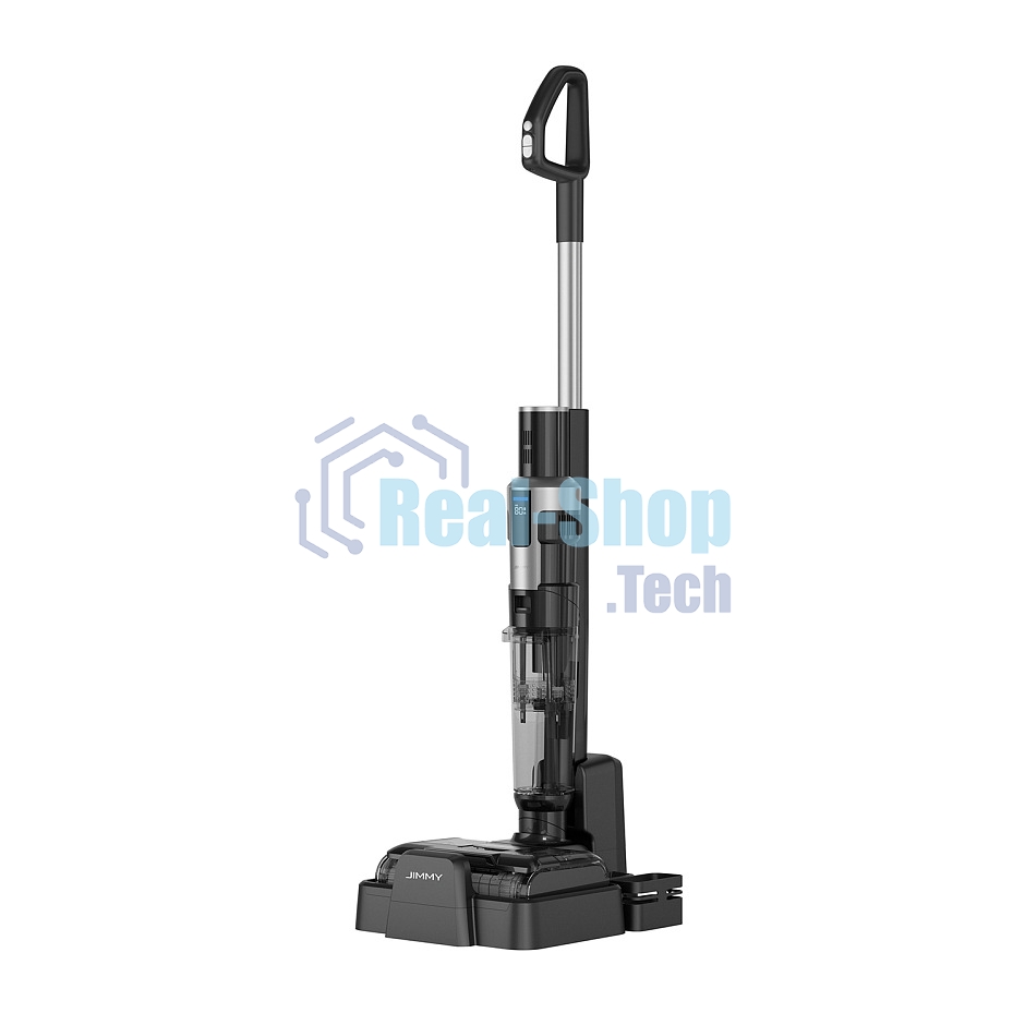 Пылесос вертикальный с функцией влажной уборки Jimmy Cordless Vacuum&Washer HW9 Black+Silver с адаптером модели ZD24W342060EU