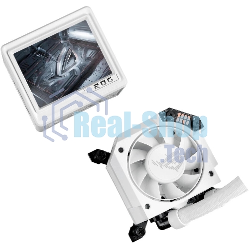 Система жидкостного охлаждения ASUS ROG RYUJIN III 360 ARGb EXTREME WHT 90RC0132-M0EAY0 белый 120мм алюминий+медь 2800rpm 36db 4-pin 305W