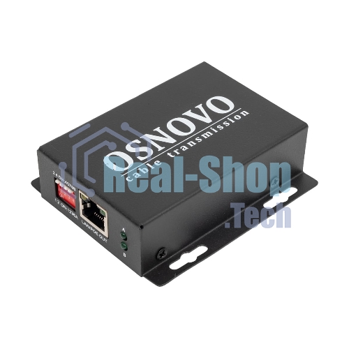 PoE удлинитель Osnovo E-PoE/1A 10M/100M Fast Ethernet на 400м (до 30W)