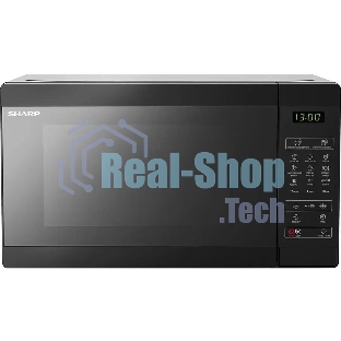 Микроволновая печь Sharp R-6800RK черный, 20 л, 800 Вт, переключатели - сенсор