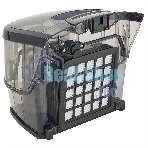 Пылесос Delta LUX DL-0836 черный с бирюзовым