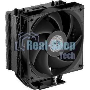 Кулер для процессора PCCooler RT500 BK (240W, 4-pin PWM, LED temp., 152мм, Al/Cu, 5x6мм, 1x120мм, 73.32CFM, 34.9dBA, 2200RPM, S: 1851/1700/1200/115X, AM5/AM4, черный)
