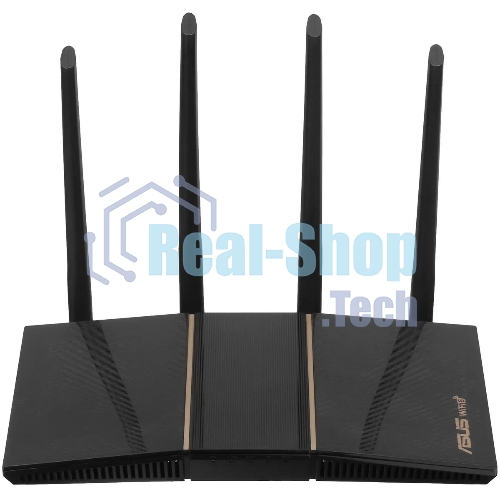 Роутер беспроводной Asus RT-AX57 AX3000 10/100/1000BASE-TX черный