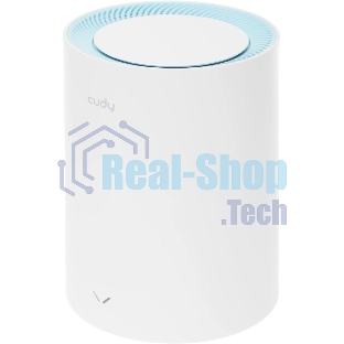 Бесшовный Mesh роутер Cudy M1200(1-Pack) AC1200 10/100BASE-TX белый