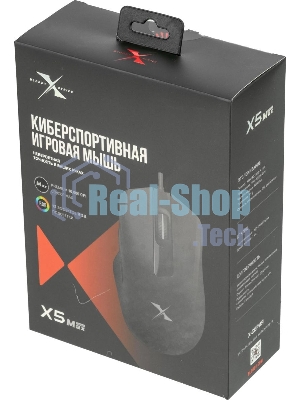 Мышь проводная A4Tech Bloody X5 Max черный, 10000 dpi, USB, кнопки - 9