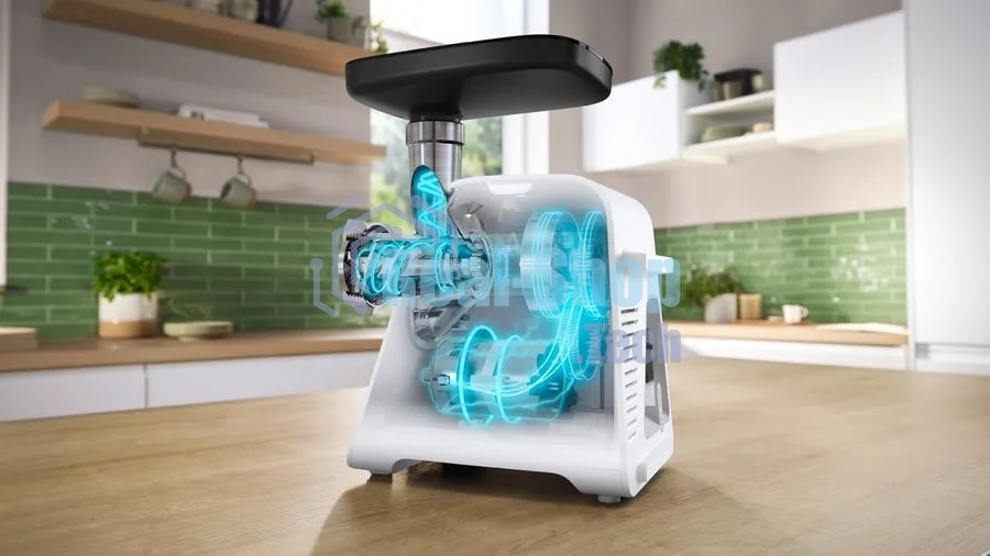 Мясорубка электрическая Bosch MFWS607W белый, 2100 Вт, 3.5 кг/мин, реверс, насадки - 4