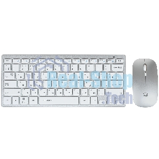 Комплект клавиатура+мышь Qumo Paragon K15/M21 беспроводной, USB, 1600 DPI, белый