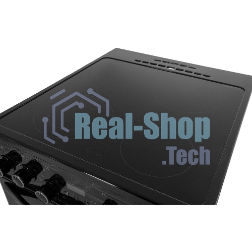 Плита электрическая Gefest ЭП Н Д 5560-03 0053 черный, конфорок 4 шт, духовка 55 л, 50 см x 85 см x 58.5 см