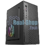 Компьютерный корпус Accord Entry ACC-2053B черный без БП mATX 1x80мм 1x120мм 2xUSB2.0 audio