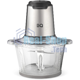 Измельчитель BQ CH2003 Black-Steel. Мощность:600 Вт Стеклянная чаша 2л