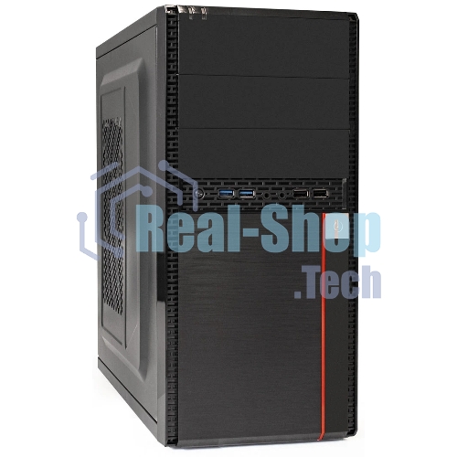 Компьютерный корпус Minitower ExeGate MA-371X-UNS350 (mATX, БП UNS350 с вент. 12см, 2*USB+2*USB 3.0, аудио, черный)