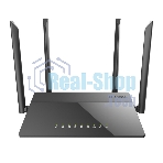 Маршрутизатор беспроводной D-Link DIR-841/RU/A1B, Wireless AC1200 Dual-Band Router with 1 10/100/1000Base-T WAN port and 410/100Base-TX LAN ports.802.11b/g/n compatible, 802.11AC up to 866Mbps,1 10/100/1000Base-T WAN port, 4