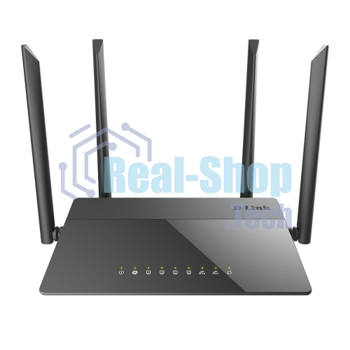 Маршрутизатор беспроводной D-Link DIR-841/RU/A1B, Wireless AC1200 Dual-Band Router with 1 10/100/1000Base-T WAN port and 410/100Base-TX LAN ports.802.11b/g/n compatible, 802.11AC up to 866Mbps,1 10/100/1000Base-T WAN port, 4