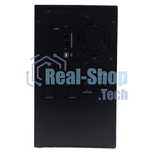 Источник бесперебойного питания (ИБП) Raskat HIL-3000VA+ 3000VA, 2400Вт, 6xIEC320, LCD, USB type-B, 2xRJ-45, 1xRS232, чистая синусоида
