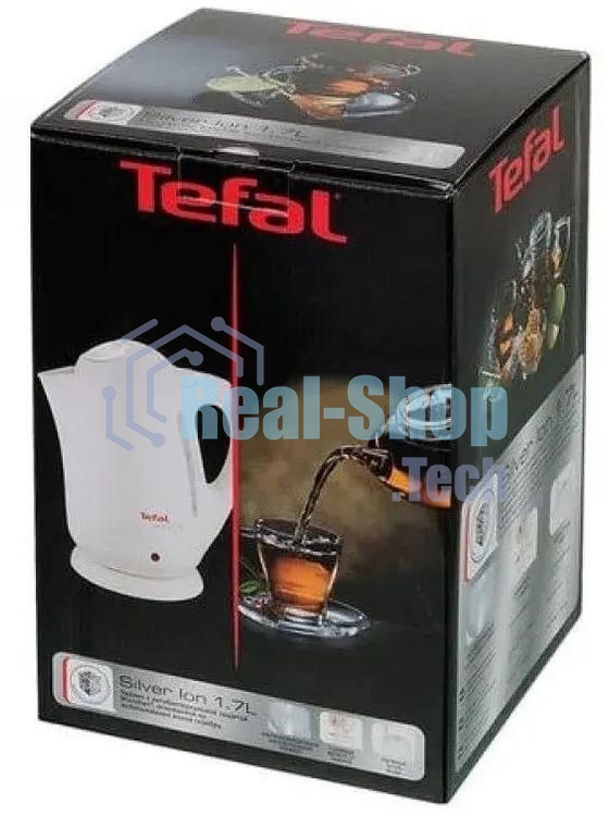 Чайник электрический Tefal BF925132 1.7л. 2400Вт белый (корпус: пластик)