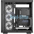 Компьютерный корпус Deepcool CH780 черный (ATX, без БП, ARGb, 4xUSB3.2 Type-A + USB3.2 Type-C) (R-CH780-BKADE41-G-1) MidiTower