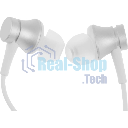 Проводные наушники Xiaomi Mi In-Ear Headphones Basic серебристый, внутриканальные, Jack 3.5 мм