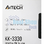 Комплект клавиатура+мышь A4Tech KK-3330 проводной, USB, 1200 DPI, чёрный