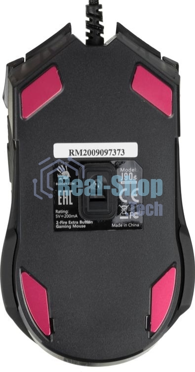 Мышь проводная A4Tech Bloody J90s черный, 8000 dpi, USB, кнопки - 12
