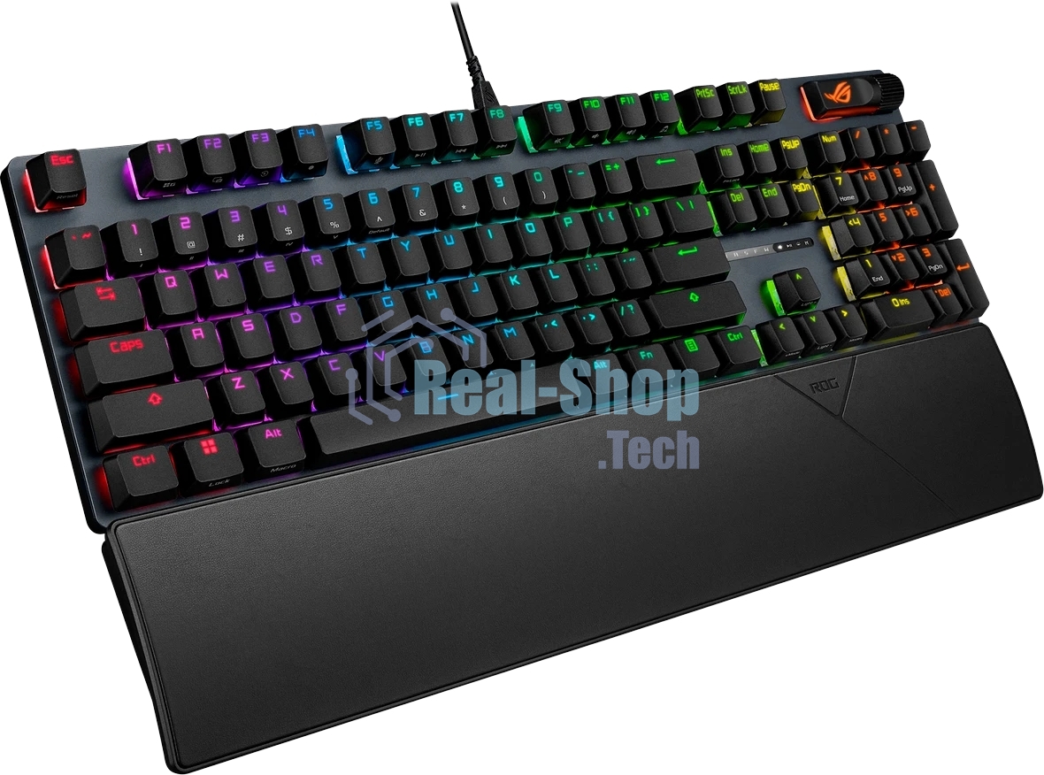 Клавиатура ASUS ROG Strix Scope II X ROG NX Snow V2 проводная, USB Type-A, чёрный