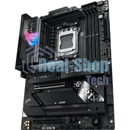 Материнская плата ASUS ROG STRIX X870E-E GAMING WIFI, AM5, AMD X870E, 4xDDR5, 4xSATA, 5xM.2, 1xPCI-E 5.0 x16, 1xPCI-E 4.0 x4, 1xHDMI, 1xUSB-C 3.2 Gen 2, 1xUSB-C 3.2 Gen 2x2, 2xUSB-C 4.0, 1x 5Gb LAN, 9xUSB-A 3.2 Gen 2, 2x3.5 мм, TOSLINK, 1xWi-Fi 7, ATX
