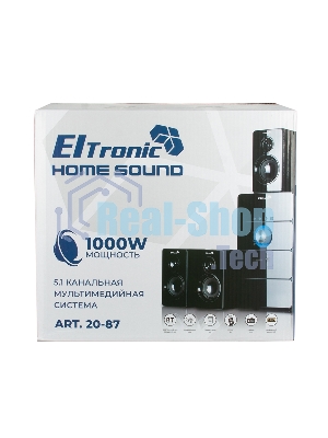 Акустическая система ELTRONIC (20-87) HOME SOUND черный