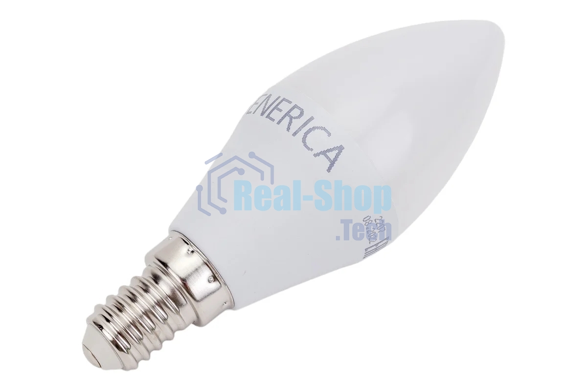 Лампа cветодиодная LED IEK LL-C35-12-230-30-E14-G C35 свеча 12Вт 230В 3000К E14 GENERICA