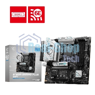 Материнская плата MSI B760M GAMING PLUS WIFI, LGA 1700, Intel B760, 4xDIMM DDR5, 4xSATA, 2xM.2, 1xPCI-E 4.0 x16, 1xPCI-E 3.0 x1, 2xHDMI, 2xDP, 1x 2.5Gb LAN, 2xUSB-A 3.2 Gen 2, 4xUSB 2.0, Micro-ATX