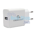 Сетевое зарядное устройство Cablexpert MP3A-PC-38 100/220V - 5V USB 1 порт, 2A, белый