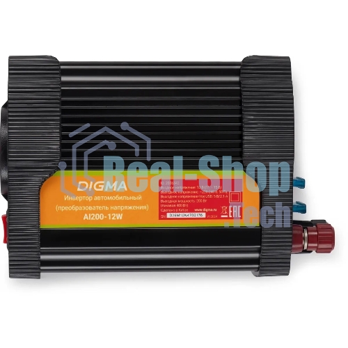 Автоинвертор Digma AI200-12W 200Вт