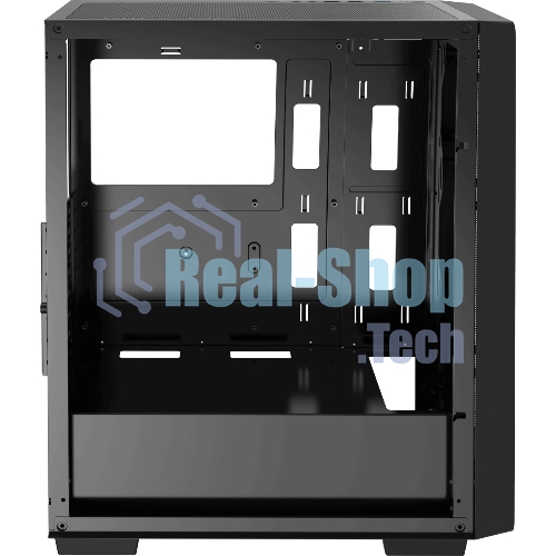Компьютерный корпус Ocypus Gaммa C60 BK ATX/win/black/no PSU/Tempered Glass
