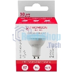 Лампа cветодиодная LED Thomson TH-B2327 GU10, полусфера, 8Вт, 6500К, белый холодный, 1 шт.