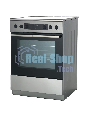 Плита электрическая Gorenje GECS6C70XPA нержавеющая сталь, конфорок 4 шт, духовка 71 л, 60 см x 85 см x 60 см