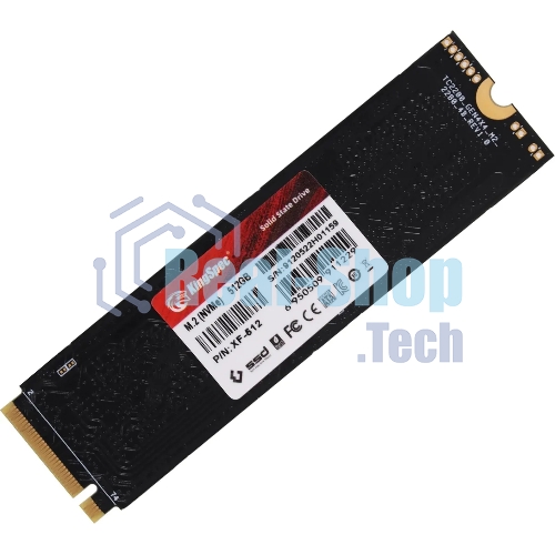 Накопитель SSD Kingspec PCI-E 4.0 x4 512Gb XF-512 M.2 2280