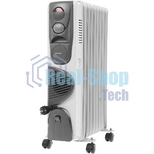 Обогреватель масляный Centek CT-6203-9 (9 секций) белый, 2400 Вт, 20 м2, 3 режима, термостат