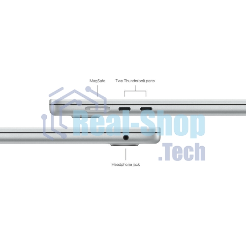 Ноутбук Apple MacBook Air 15 A3114 серебристый (M3/16Gb/512Gb SSD/MacOS) (Z1GE0001R) нужен переходник на EU