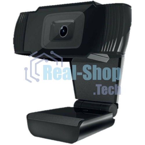 Веб-камера CBR CW 855FHD Black 1920x1080, 30 кадр/с, USB 2.0 Type-A, микрофон, фиксированная фокусировка, угол обзора 75°, крепление на мониторе, кабель 1.8 м