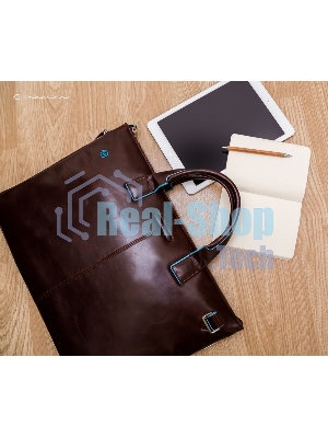 Сумка для ноутбука Piquadro Blue Square CA4021B2/MO коричневый натур.кожа