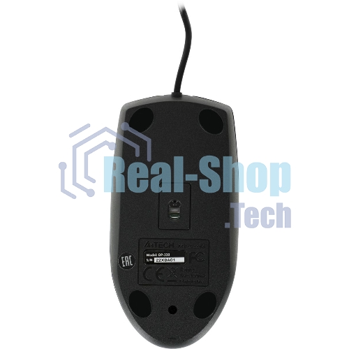 Комплект клавиатура+мышь A4Tech KK-3330 проводной, USB, 1200 DPI, чёрный