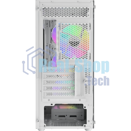 Корпус Ocypus Gamma C50 WH ARGB, Mini-Tower, белый, 4 x 120 мм
