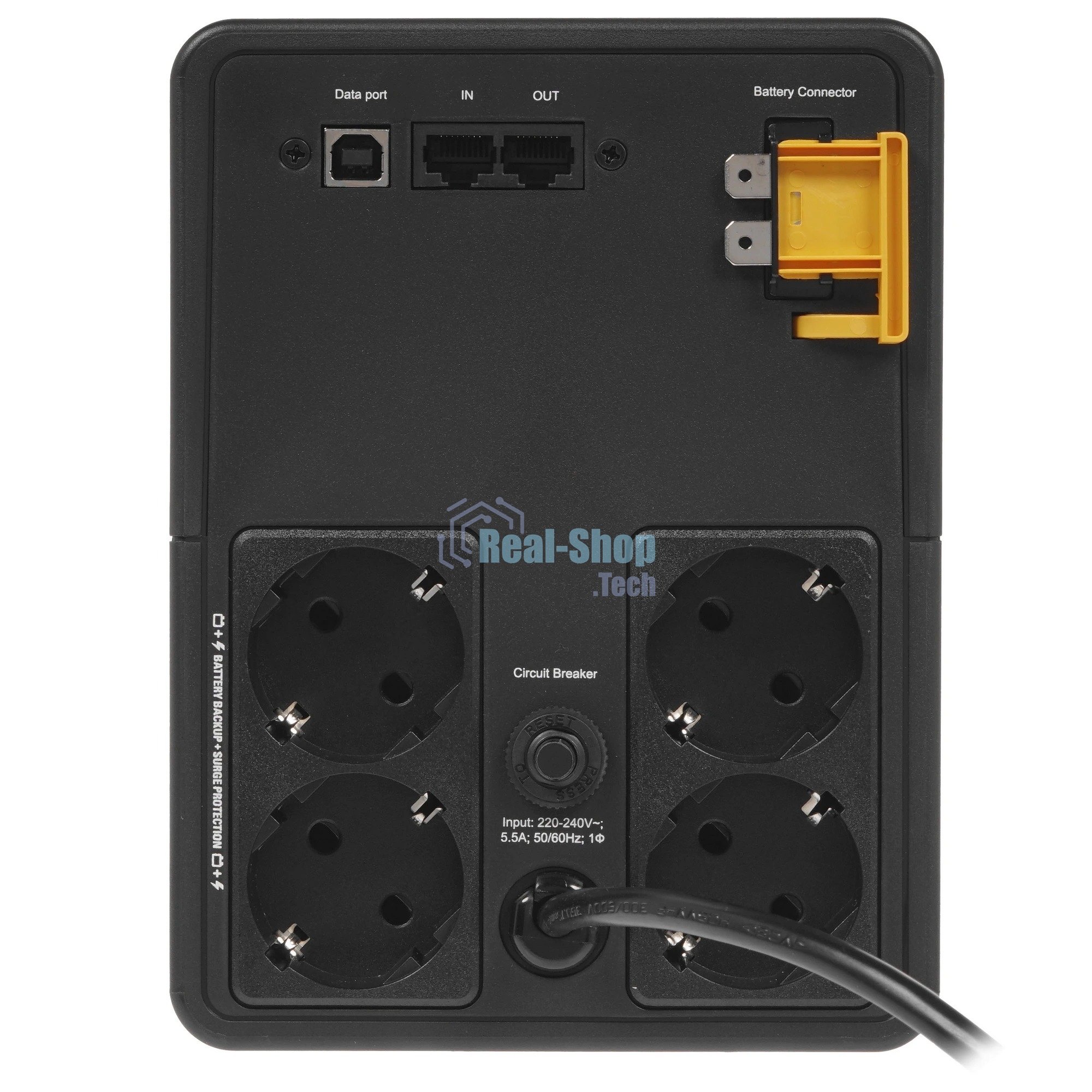 Источник бесперебойного питания APC Back-UPS BX1200MI / 1200ВА / 650Вт / 4 х CEE 7 (евророзетка)