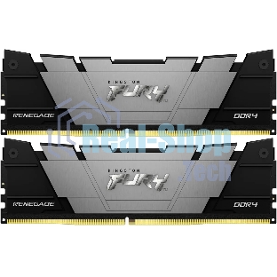 Оперативная память Kingston Fury Renegade, DDR4, 16GB (2x8GB), 4800MHz, CL19, DIMM, с радиатором, черный