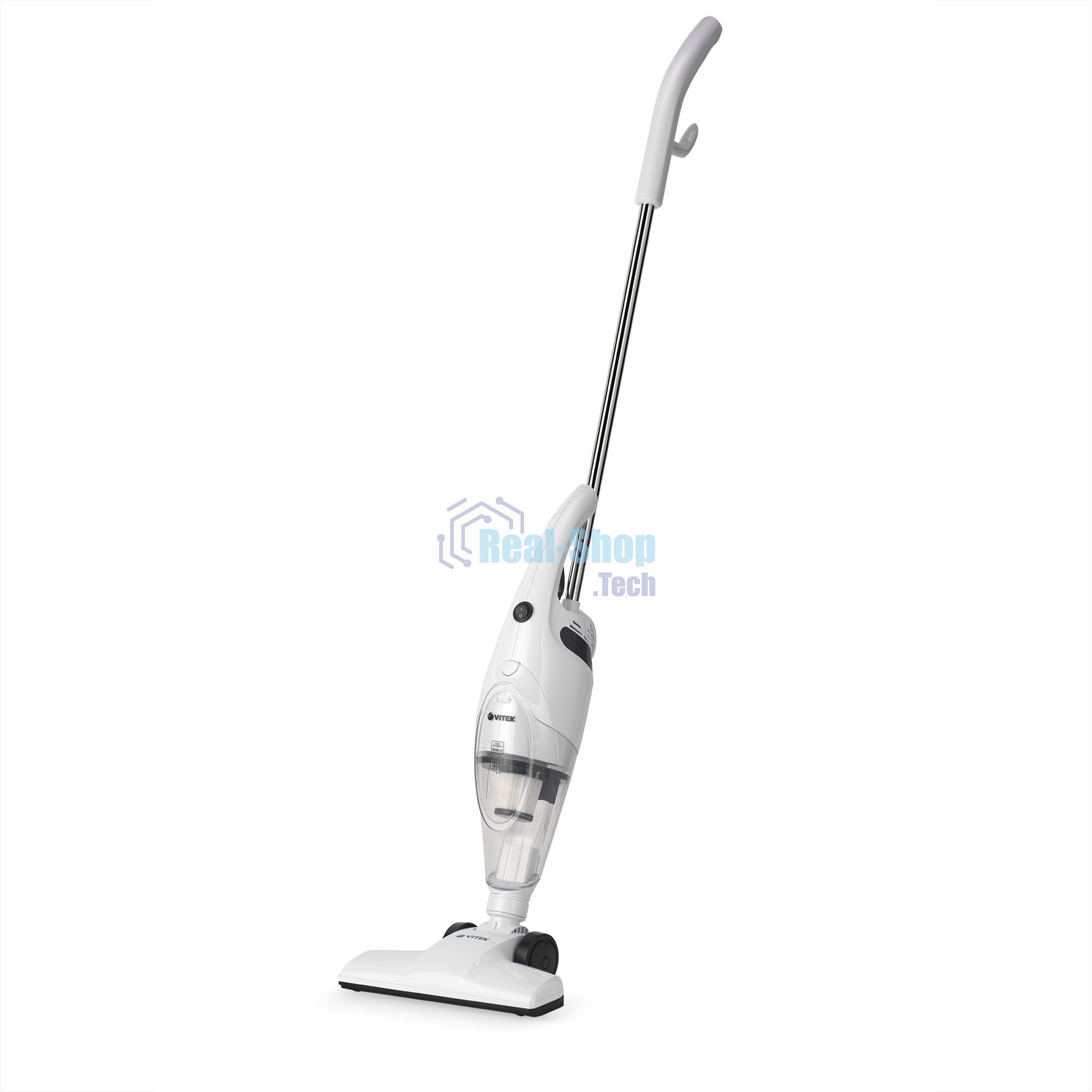 Пылесос вертикальный Vitek Harmony VT-1831 (MC) белый, питание от сети, 100 Вт, уборка сухая, пылесборник 0,8 л