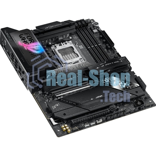 Материнская плата ASUS ROG STRIX X870E-E GAMING WIFI, AM5, AMD X870E, 4xDDR5, 4xSATA, 5xM.2, 1xPCI-E 5.0 x16, 1xPCI-E 4.0 x4, 1xHDMI, 1xUSB-C 3.2 Gen 2, 1xUSB-C 3.2 Gen 2x2, 2xUSB-C 4.0, 1x 5Gb LAN, 9xUSB-A 3.2 Gen 2, 2x3.5 мм, TOSLINK, 1xWi-Fi 7, ATX