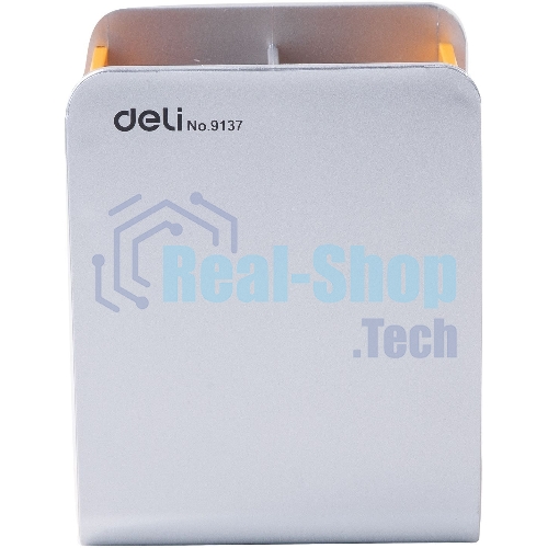 Подставка Deli E9137 для письменных принадлежностей, 90х80х110мм, ассорти, пластик
