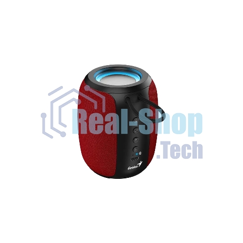 Портативная колонка Genius SP-915BT/1200 мАч/5 Вт/Bluetooth 5.3/до 6 ч.воспроизведения/USB-C/красный